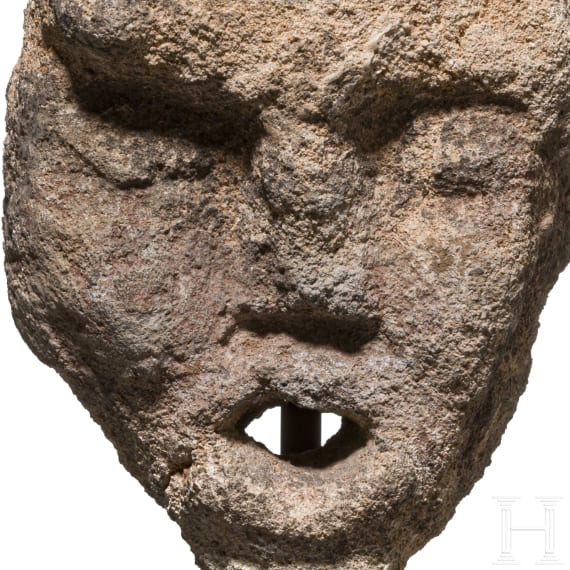 A small French Romanesque gargoyle, 12th century