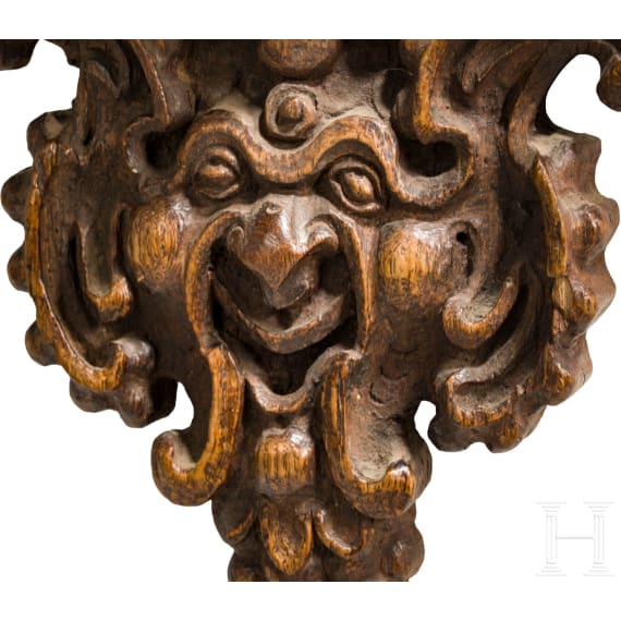 A baroque roebuck trophy, 2nd half of the 17th century