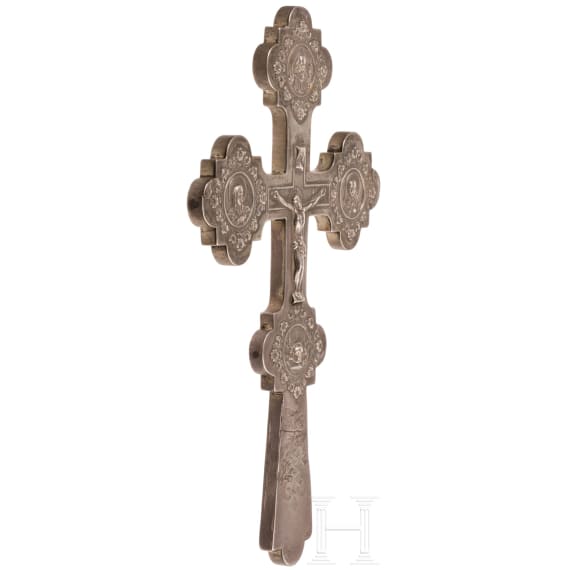 A silver crucifix, Russia, Moscow, 1867