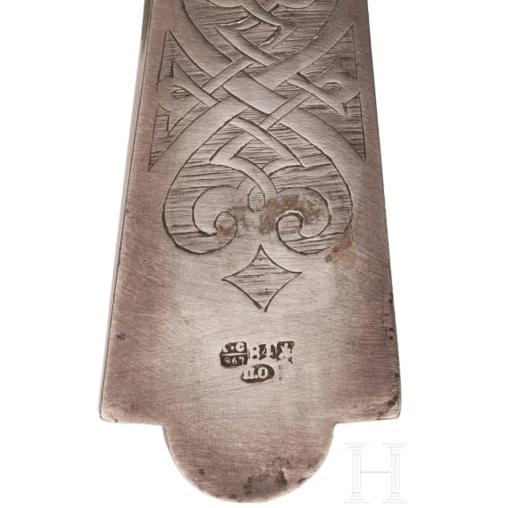 A silver crucifix, Russia, Moscow, 1867