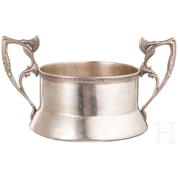 A large art nouveau sugar bowl, Russia, Moscow, 13th Artel, 1908-1917