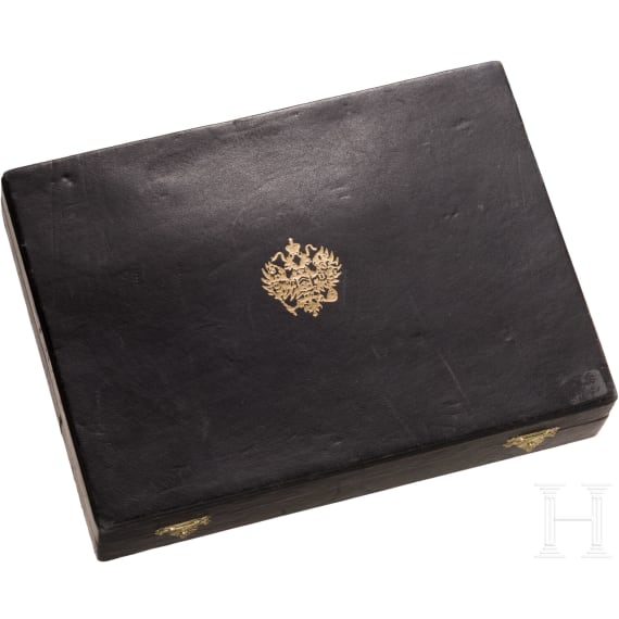 A silver trompe l'oeil cigarre box, early 20th century