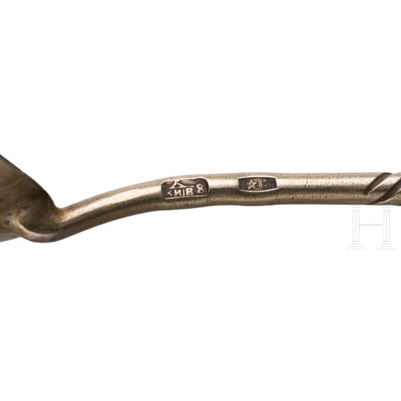 20 Russian silver spoons, Moscow, 1877 - 1895 (14 spoons), Soviet Union, after 1985 (6 spoons)