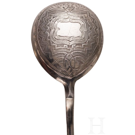 20 Russian silver spoons, Moscow, 1877 - 1895 (14 spoons), Soviet Union, after 1985 (6 spoons)