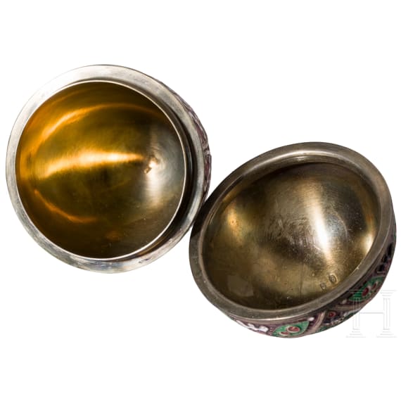 Cloisonn&eacute;-Ei, Russland, 2. H&auml;lfte des 20. Jhdts.