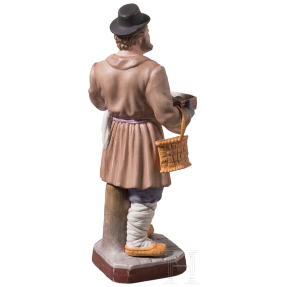 Br&ouml;tchenverk&auml;ufer, Russland, Porzellanmanufaktur Gardner, um 1820