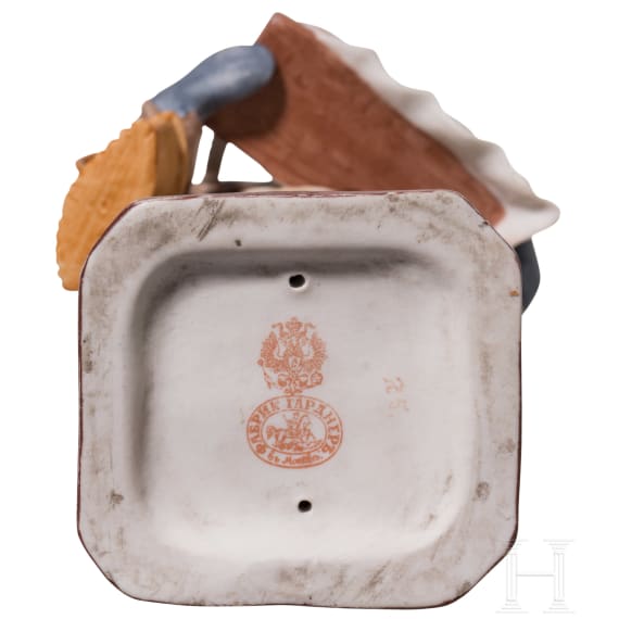 Br&ouml;tchenverk&auml;ufer, Russland, Porzellanmanufaktur Gardner, um 1820
