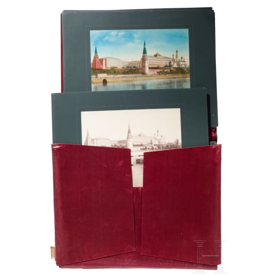 Prachtalbum mit insgesamt 30 originalen Photo-Tafeln Russland um 1880