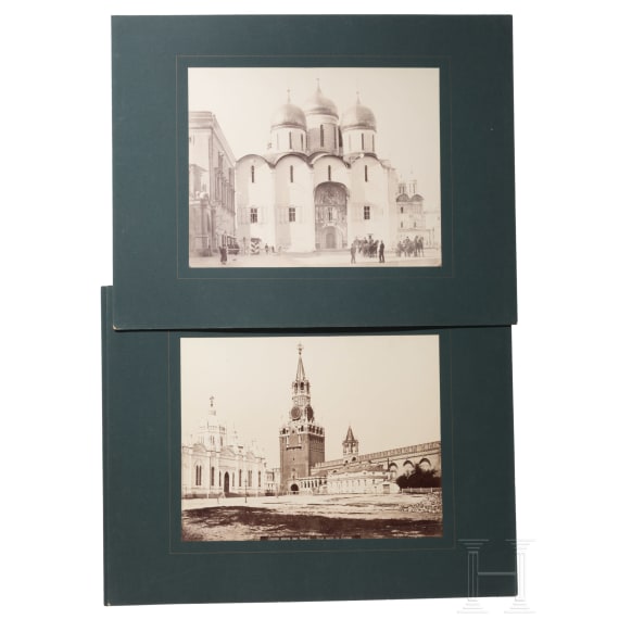 Prachtalbum mit insgesamt 30 originalen Photo-Tafeln Russland um 1880
