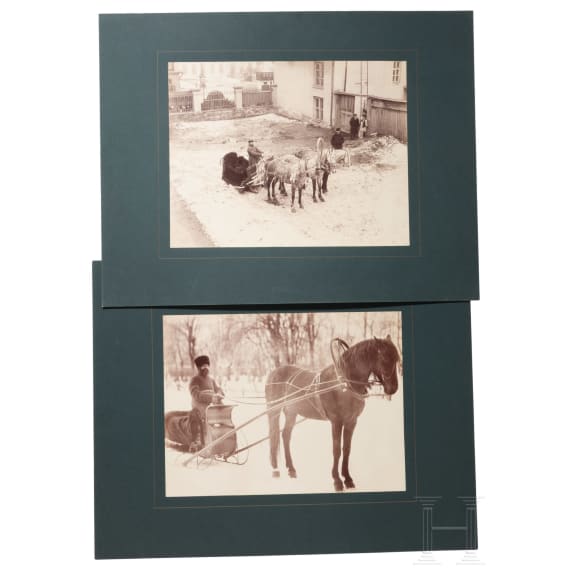 Prachtalbum mit insgesamt 30 originalen Photo-Tafeln Russland um 1880