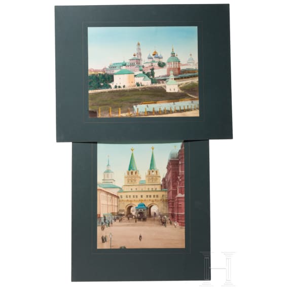 Prachtalbum mit insgesamt 30 originalen Photo-Tafeln Russland um 1880