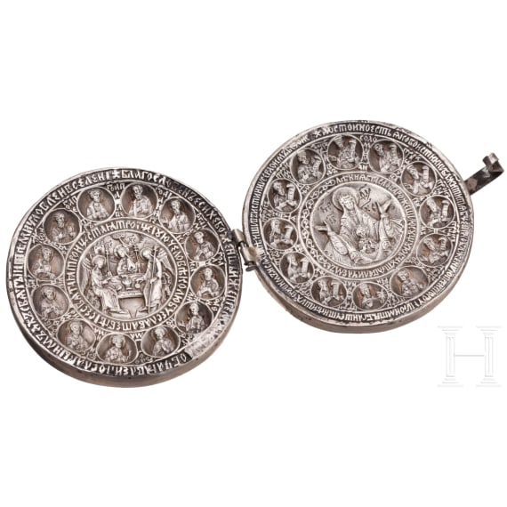 Silber-Panagia, Russland, 20. Jhdt.