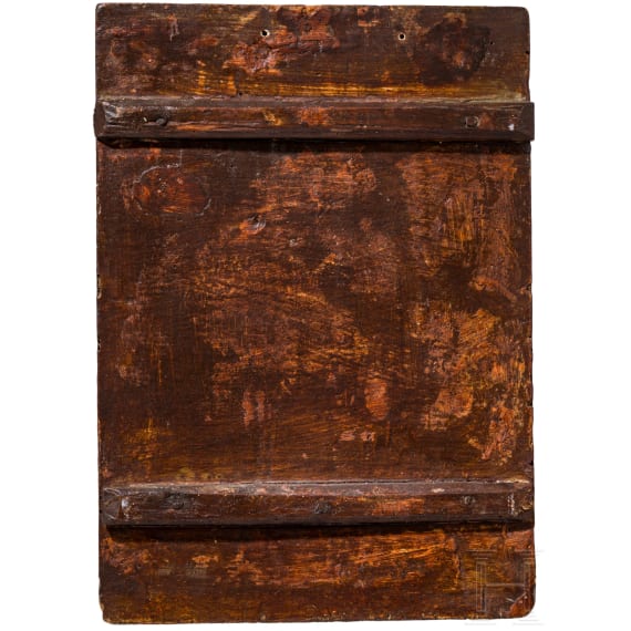 Ikone mit der Gottesmutter &bdquo;lebenspendende Quelle", Griechenland, um 1800