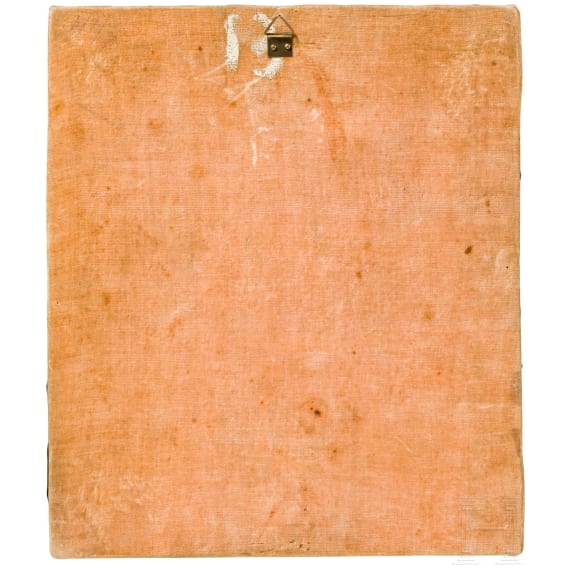 Ikone Christus als Weltenherrscher mit Silberoklad. Russland, 19. Jhdt. (Ikone), Moskau, 1852 (Oklad)