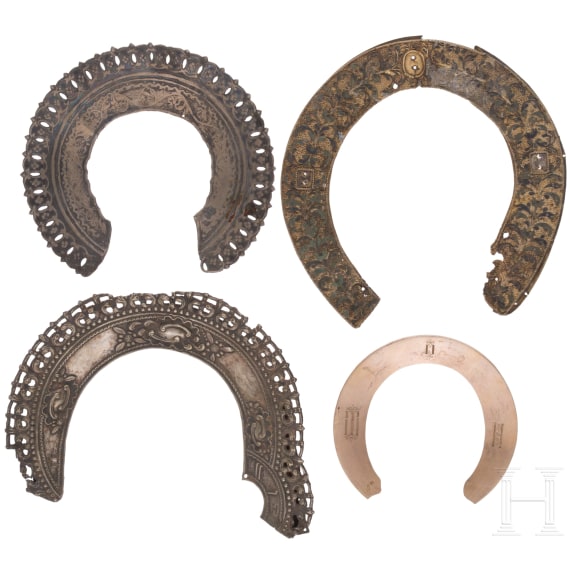 Four silver halos, Russia, 1779 - 1918