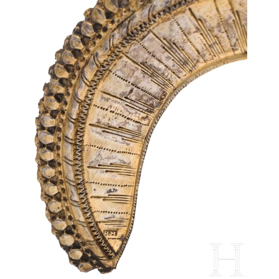 Six silver halos and a silver fragment, Russia, 19th century