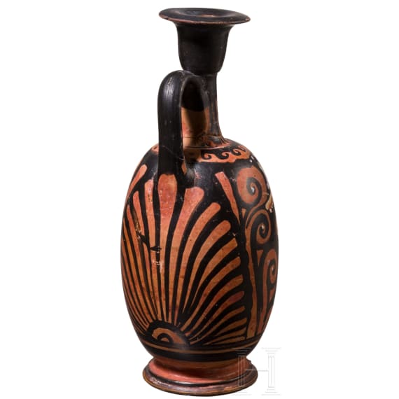 Red-figure lekythos, Apulia, late 4th century B.C.