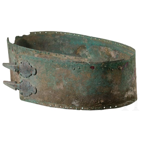 Samnite bronze belt, 4th century B.C.