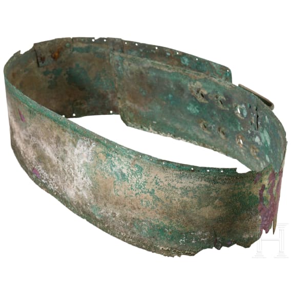 Samnite bronze belt, 4th century B.C.
