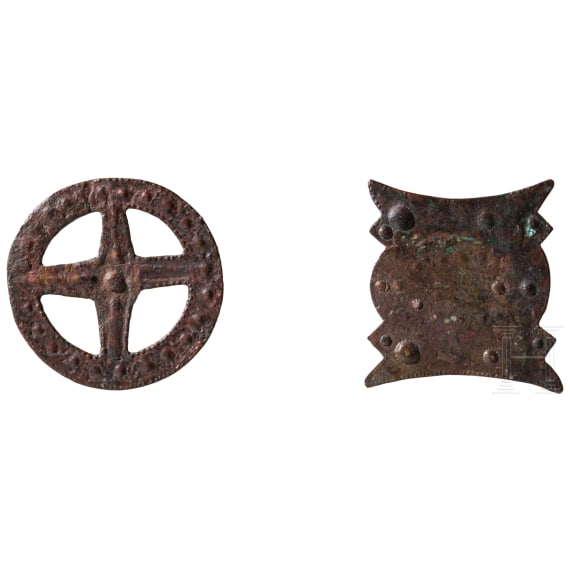 Fittings from a Samnite belt, 4th century B.C.