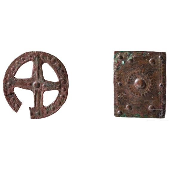 Fittings from a Samnite belt, 4th century B.C.