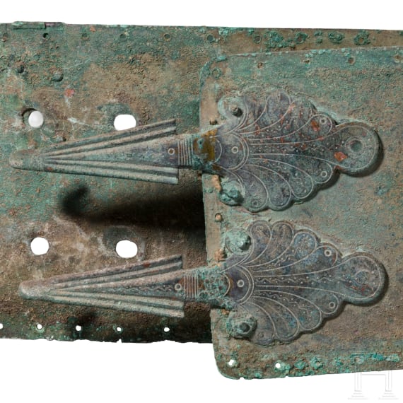 Samnite bronze belt, 4th century B.C.