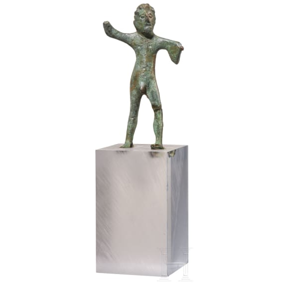 Bronze statue of Hercules, Etruscan, 3rd century B.C.