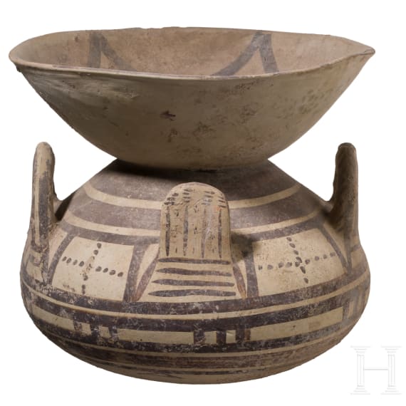 Bemalte Daunische Olla, 5. Jhdt. v. Chr.