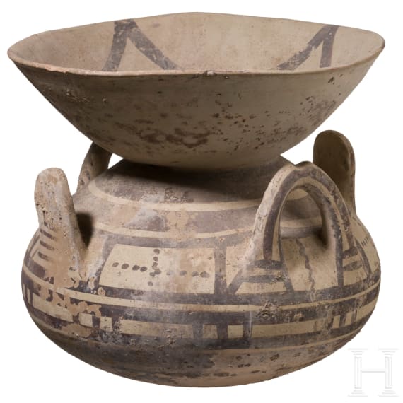 Bemalte Daunische Olla, 5. Jhdt. v. Chr.