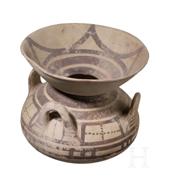 Bemalte Daunische Olla, 5. Jhdt. v. Chr.