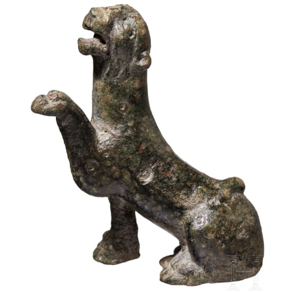 Bronzestatuette eines Panthers, r&ouml;misch, 2. - 3. Jhdt. n. Chr.