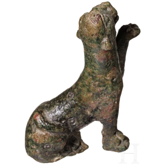 Bronzestatuette eines Panthers, r&ouml;misch, 2. - 3. Jhdt. n. Chr.