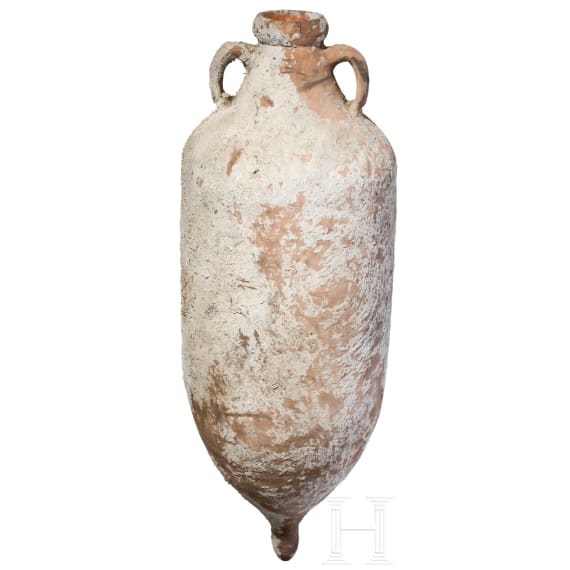 Sp&auml;tr&ouml;mische Amphore aus Nordafrika (Typ mit zylindrischem Corpus, gro&szlig;e Variante), Mitte 5. Jhdt. - Mitte 7. Jhdt. n. Chr.