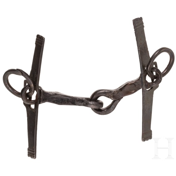Late Roman full cheek snaffle, late 3rd - 4th century A.D.