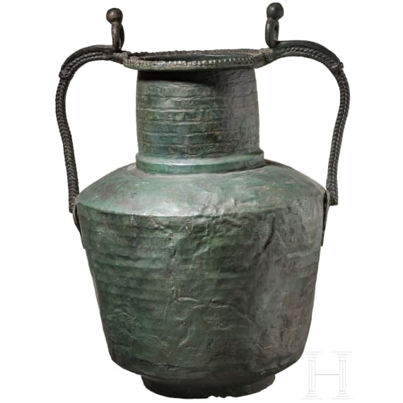 Byzantinische Bronzeamphora, 5.-7. Jhdt. n. Chr.