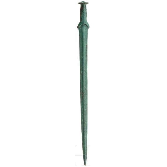 Sp&auml;tbronzezeitliches Vollgriffschwert vom Typ Riegsee, 13. Jhdt. v. Chr.