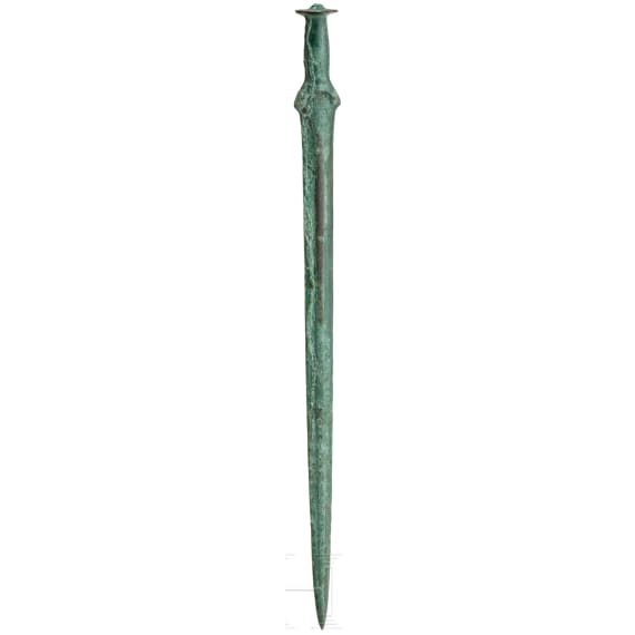 Sp&auml;tbronzezeitliches Vollgriffschwert vom Typ Riegsee, 13. Jhdt. v. Chr.