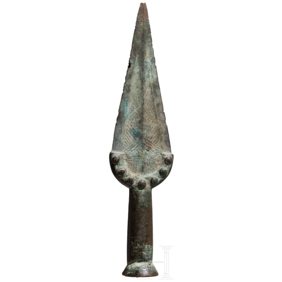 An Early Bronze Age dagger of the Italian type with a cast handle, ca. 1900&ndash;1600 B.C.