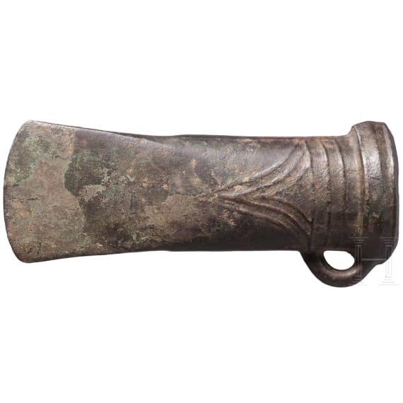 Decorated bronze socketed axe, 10th&ndash;9th century B.C.