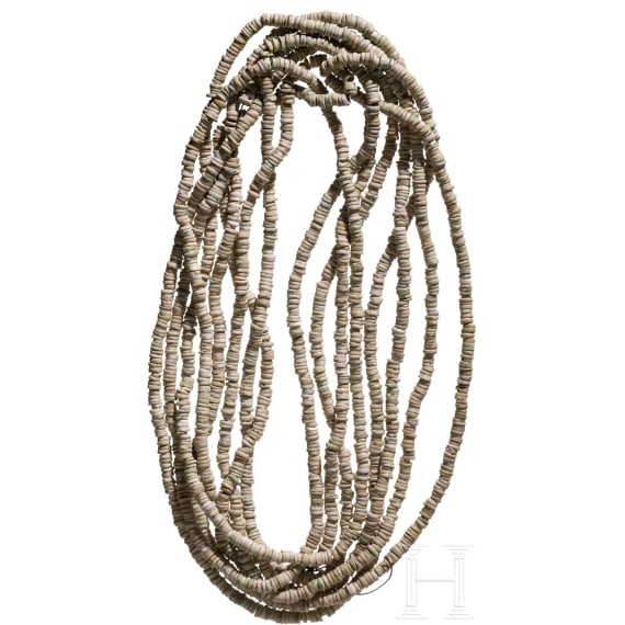 Around 2,800 Bronze Age mother-of-pearl beads, 13th&ndash;10th centuries B.C.