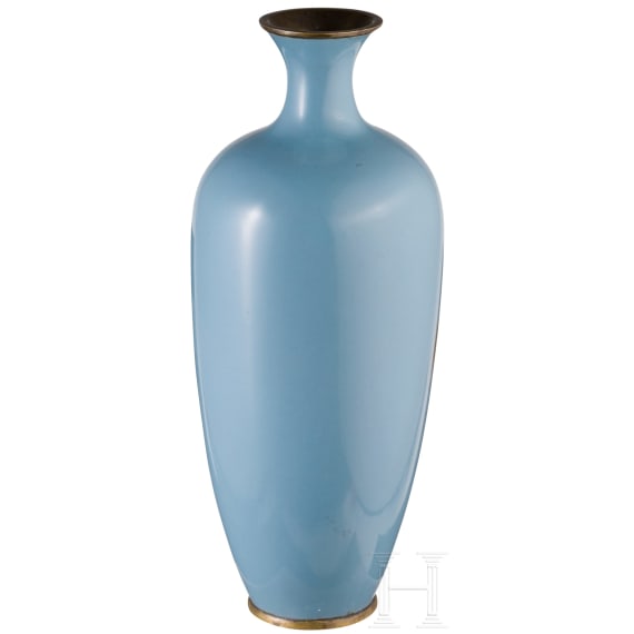 A Japanese cloisonn&eacute; vase, Meiji period