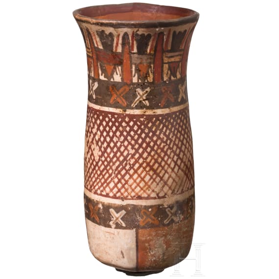 Pr&auml;kolumbische Vase, Peru, wohl Nasca-Kultur (Nazca), 3. - 8. Jhdt.