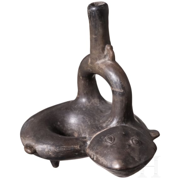 Pr&auml;kolumbisches Figurengef&auml;&szlig;, Peru, Lambayeque, wohl Chimu-Kultur, wohl 11. - 15. Jhdt.
