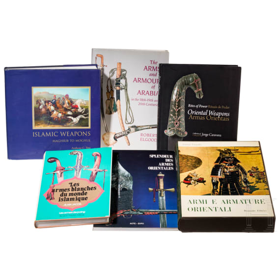 Six books on Oriental and Asian weapons
