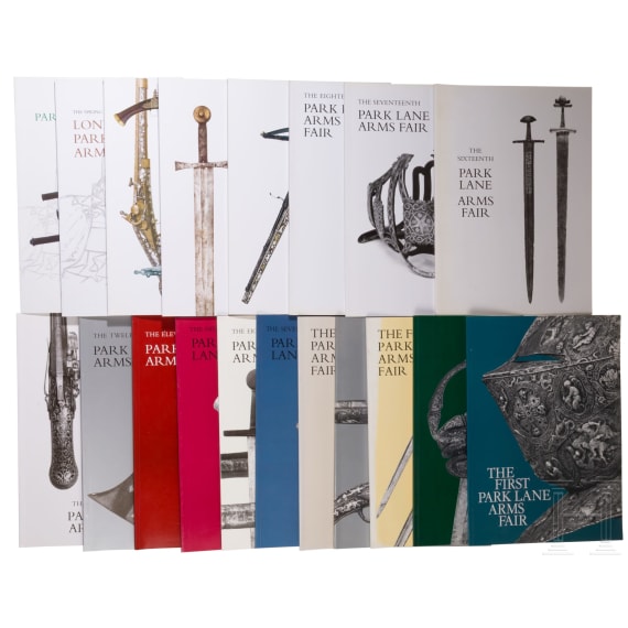 20 Park Lane Arms Fair catalogues, London, 1984 to 2014
