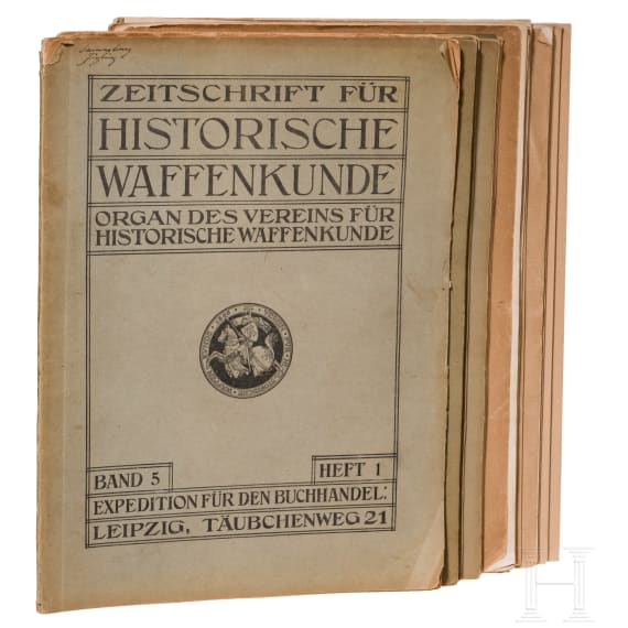 Journal of Historical Weapons Studies, issues from the first series (1897 to 1936)