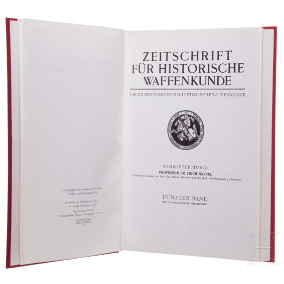 Journal of Historical Weapons and Costume Studies, reprints of volumes four and five of the first series