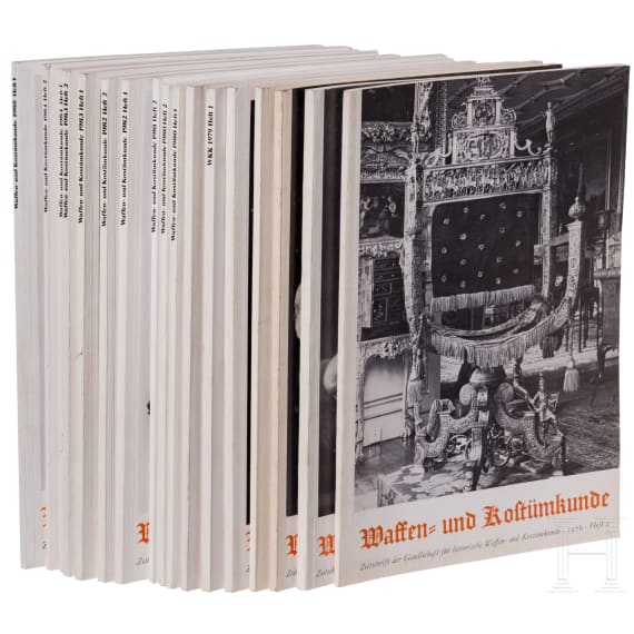 Zeitschrift f&uuml;r Historische Waffen- und Kost&uuml;mkunde, Einzelhefte der dritten Reihe, 1976 bis 1985