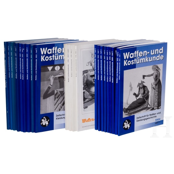 Zeitschrift f&uuml;r Historische Waffen- und Kost&uuml;mkunde, vierte Reihe und Einzelexemplare der f&uuml;nften Reihe, 1995 bis 2008