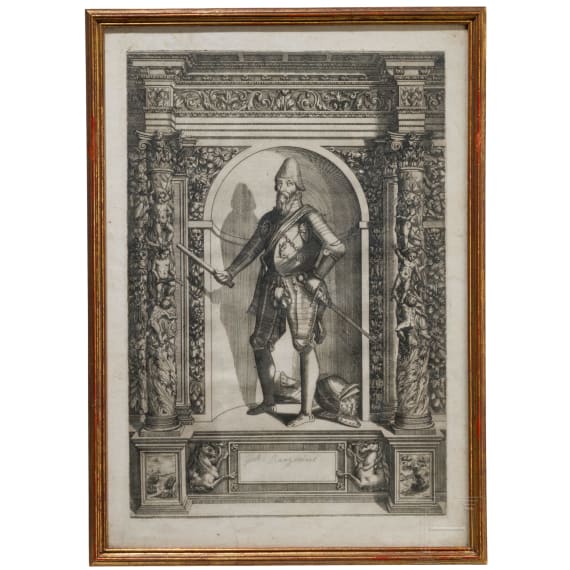 Elf Kupferstiche aus "Armamentarium Heroicum ", 1601/1603